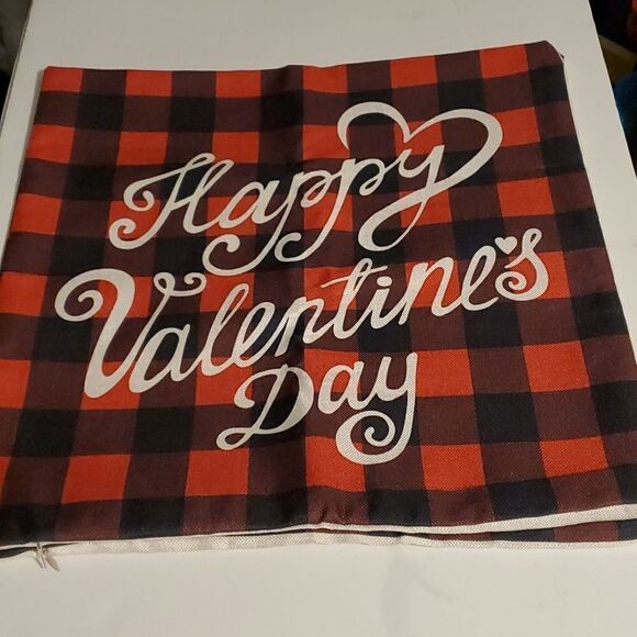 VALENTINES DECOR PILLOW COVER  SET THREE - Picture 2 of 3